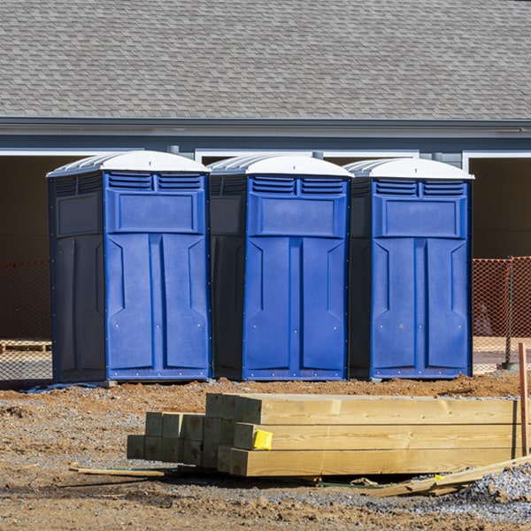 what is the cost difference between standard and deluxe porta potty rentals in Callaway MD